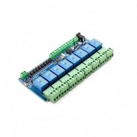 12V Modbus RTU 8 Kanal Röle Modülü Giriş Optocoupler İzolasyonu RS485 MCU - 1