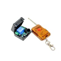 315MHz 12V 1 Channel Relay Module Wireless Remote Control Switch - With Battery - 1