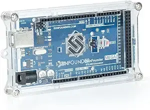 Arduino MEGA 2560 R3 Gelişmiş Pleksi Kutu - Sticker ve Kurulum Şeması Dahil - 1