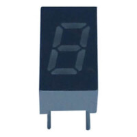 E1-1032-CUB-1 LED DISPLAY 7 SEGMENT 1DIGIT 8MM (-) BLUE - 1