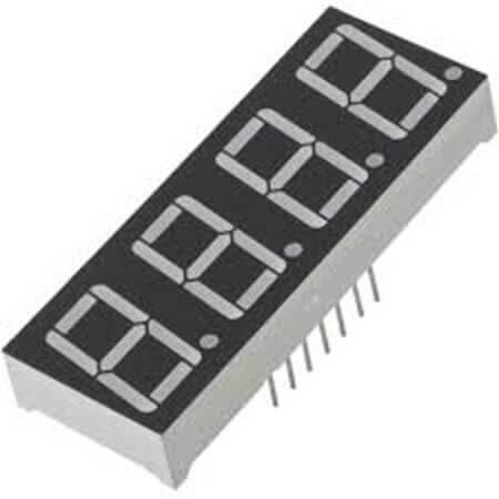 E1-4049-CUY-1 LED DISPLAY 7 SEGMENT 4DIGIT 12.14MM (-) YELLOW - 1