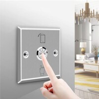 Flat Head 19mm 110-220V Waterproof Self-Locking Metal Push Button Switch With Red Led Light And Switch Socket Button Connector - 5