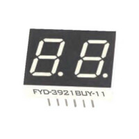 FYD-3921AUHR-11 LED DISPLAY 7 SEGMENT 2DIGIT 10MM (-) RED - 1