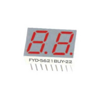 FYD-5624BUG-11 LED DISPLAY 7 SEGMENT 2DIGIT 14.2MM (+) GREEN - 1