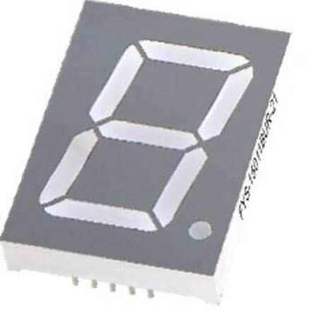 FYS-15011BUR-21 LED DISPLAY 7 SEGMENT 1DIGIT 38.1MM (+) RED - 1