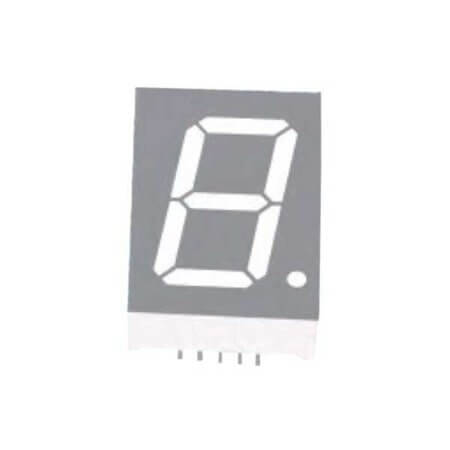 FYS-30012BUG-21 LED DISPLAY 7 SEGMENT 1DIGIT 75.6MM (+) GREEN - 1