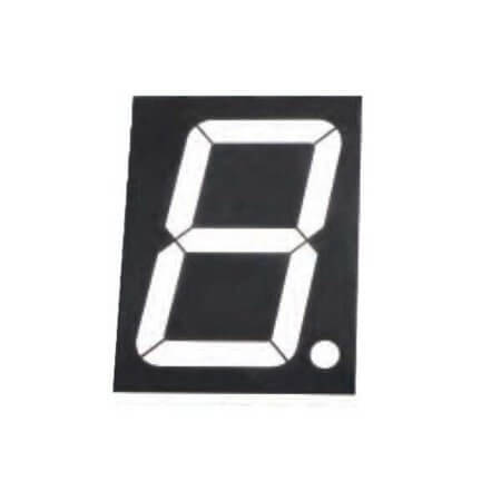 FYS-40011BUG-21 LED DISPLAY 7 SEGMENT 1DIGIT 101.6MM (+) GREEN - 1