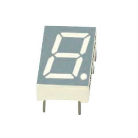 FYS-4312BUY-21 LED DISPLAY 7 SEGMENT 1DIGIT 11MM (+) YELLOW - 1