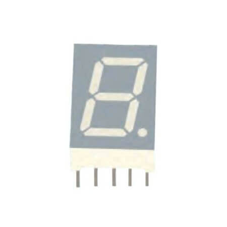 FYS-5011AUY-21 LED DISPLAY 7 SEGMENT 1DIGIT 12.7MM (-) YELLOW - 1