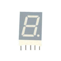 FYS-5011BUHR-21 LED DISPLAY 7 SEGMENT 1DIGIT 12.7MM (+) RED - 1