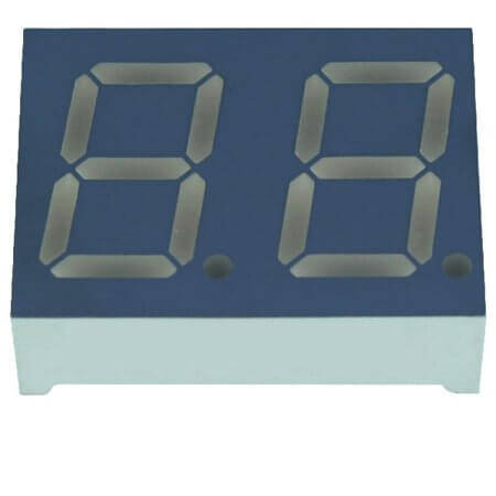 LB20561LG0B LED DISPLAY 7 SEGMENT 2DIGIT 14.2MM (-) GREEN - 1
