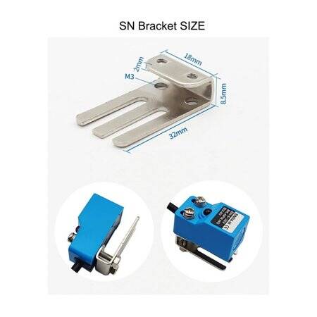 Mavi SN04-P PNP DC10-30V Endüktif Mesafe Sensörü NO 3 Kablolu - 4