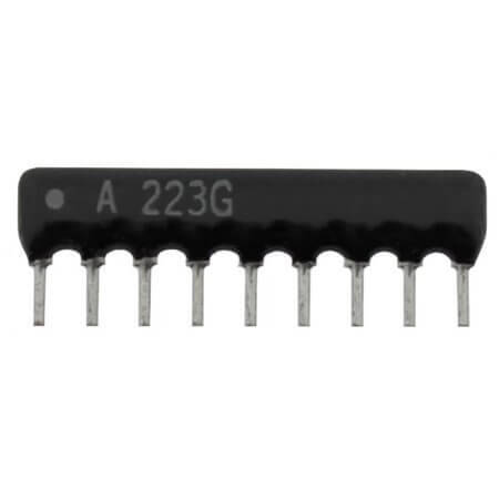 RAA09223G RES.NETWORK 22K Ohms 2% SIP8+1 THT - 1