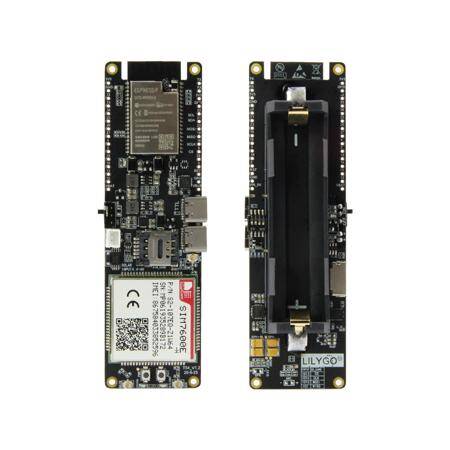 TGO SIM7600E-H Modülü ESP32-WROVER-B Çip WiFi Bluetooth 18560 Pil Yuvalı Solar Şarj Geliştirme Kurulu CH9102F Çipli - 1