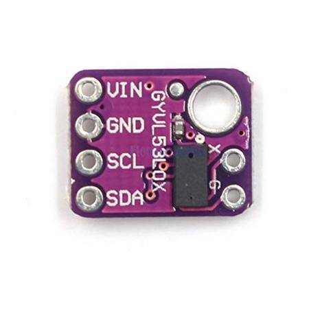 Unsoldered Purple GY-530 VL53L0X Time-of-FLight ToF Laser Ranging Sensor Module - 3